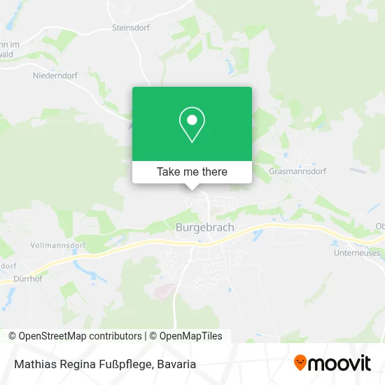 Mathias Regina Fußpflege map