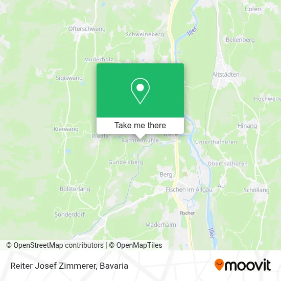 Reiter Josef Zimmerer map