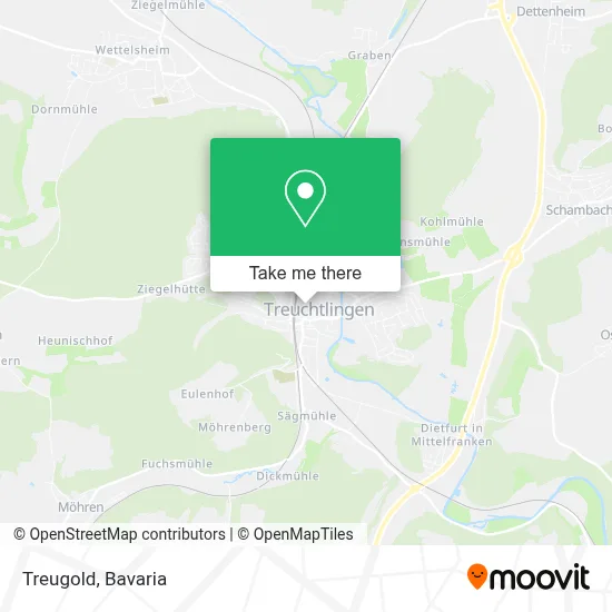Treugold map