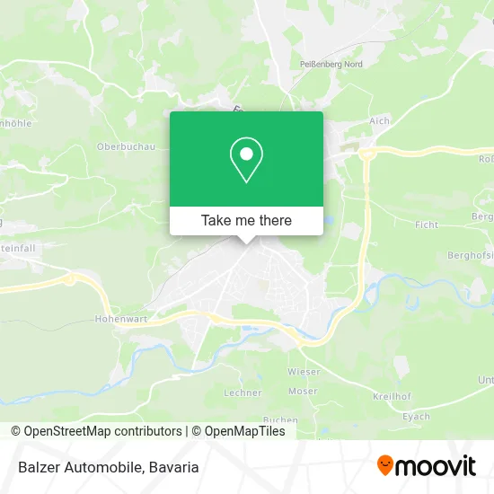 Balzer Automobile map