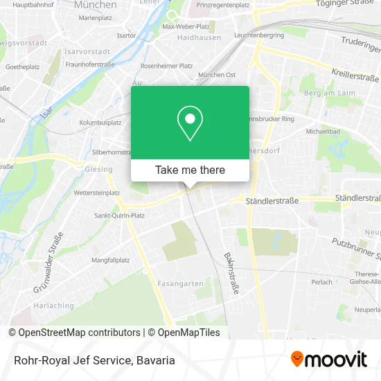Rohr-Royal Jef Service map
