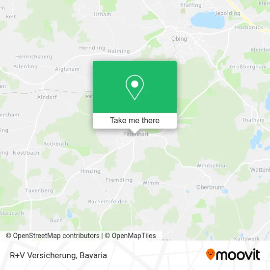 R+V Versicherung map