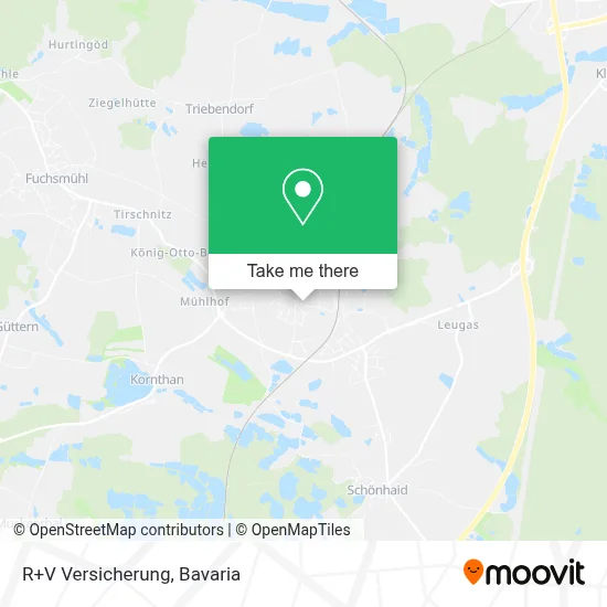 R+V Versicherung map