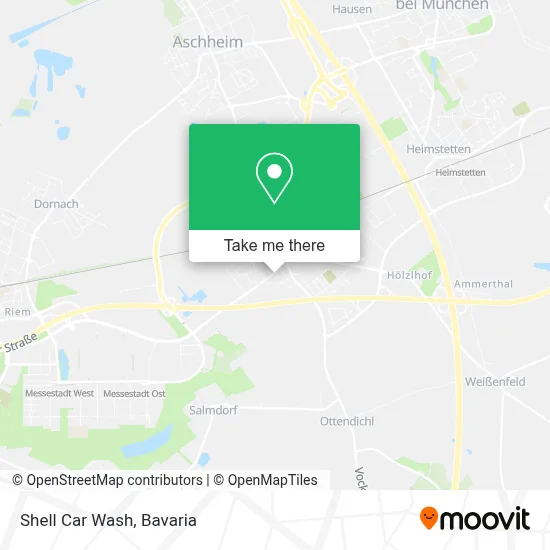 Shell Car Wash map