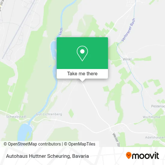 Autohaus Huttner Scheuring map