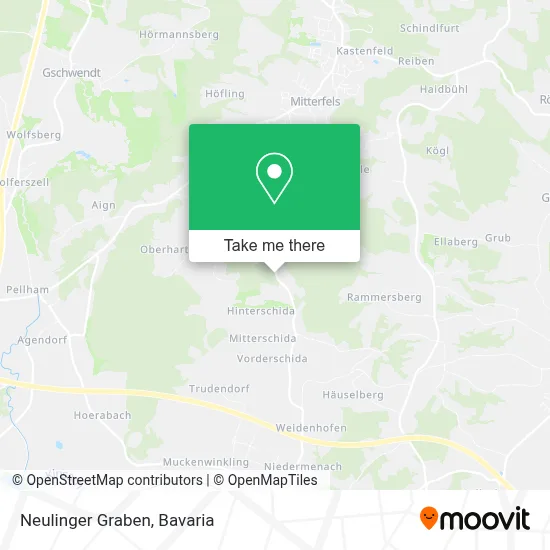 Neulinger Graben map