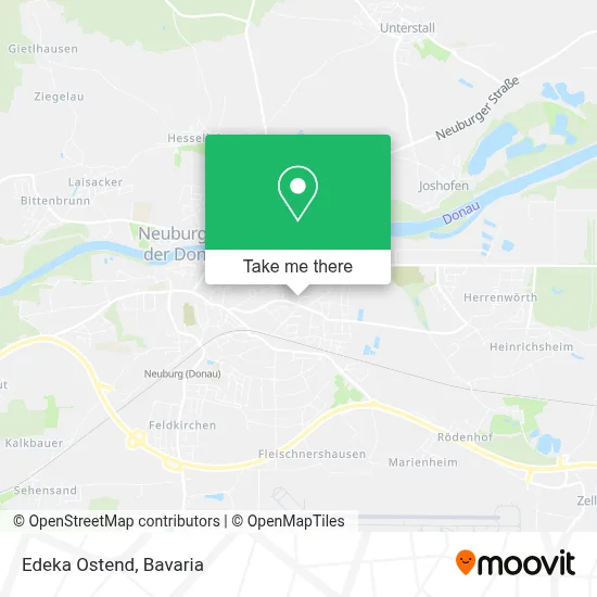 Edeka Ostend map