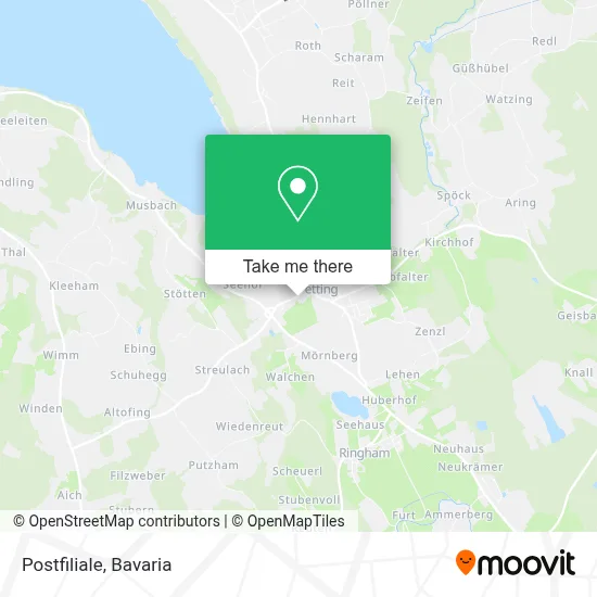 Postfiliale map