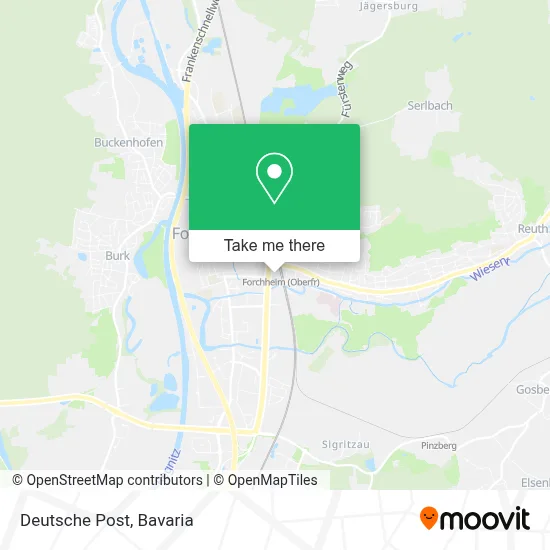 Deutsche Post map