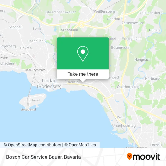 Bosch Car Service Bauer map