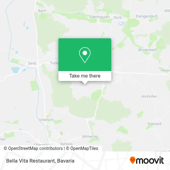 Ristorante Bella Vita map