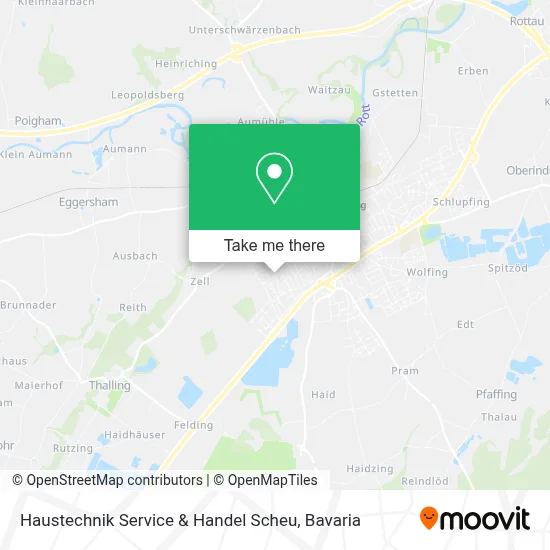 Haustechnik Service & Handel Scheu map