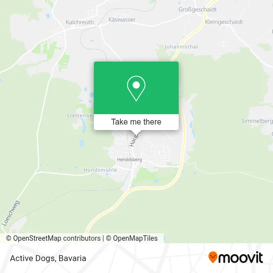 Active Dogs map