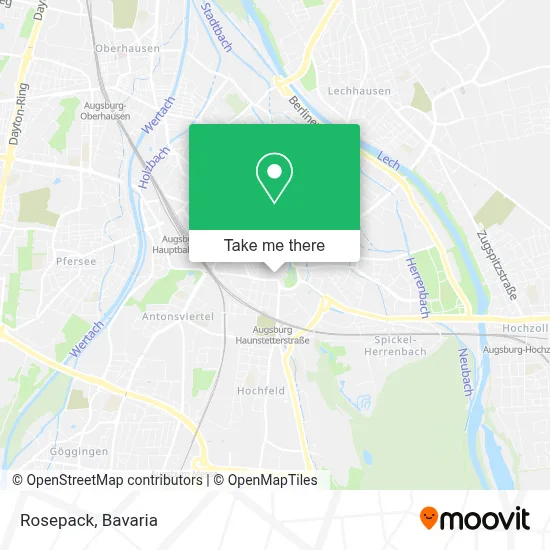 Rosepack map