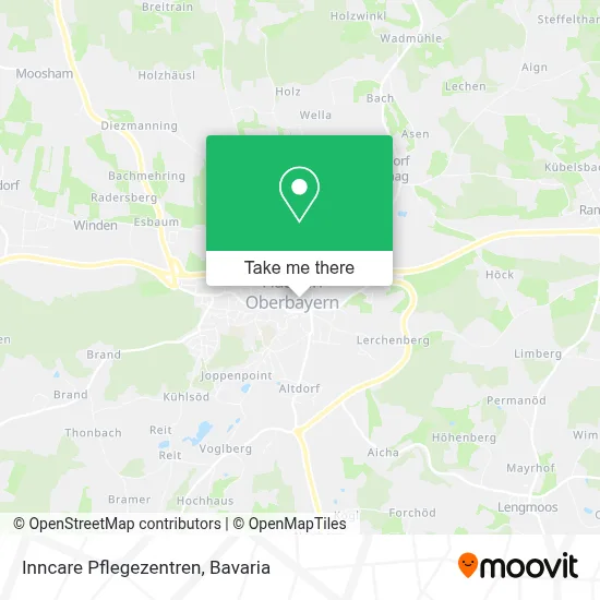Inncare Pflegezentren map
