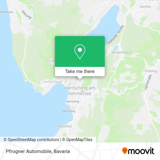 Pfrogner Automobile map