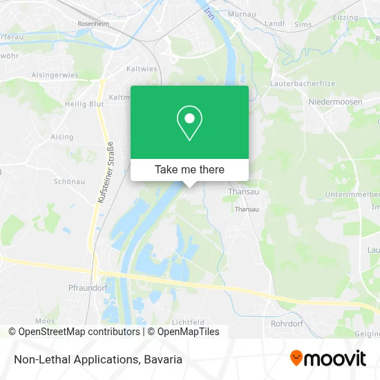Non-Lethal Applications map