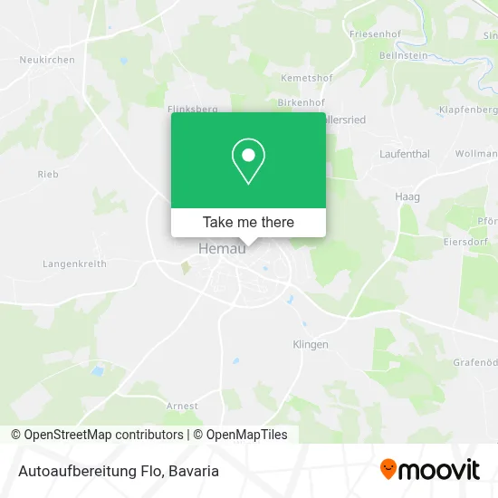 Autoaufbereitung Flo map