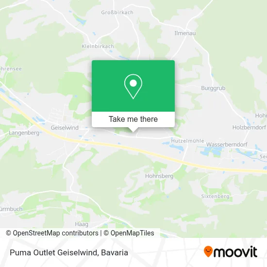 Puma Outlet Geiselwind map
