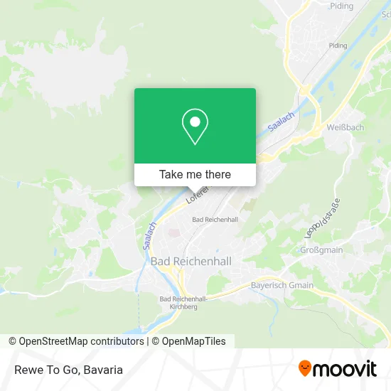 Rewe To Go map