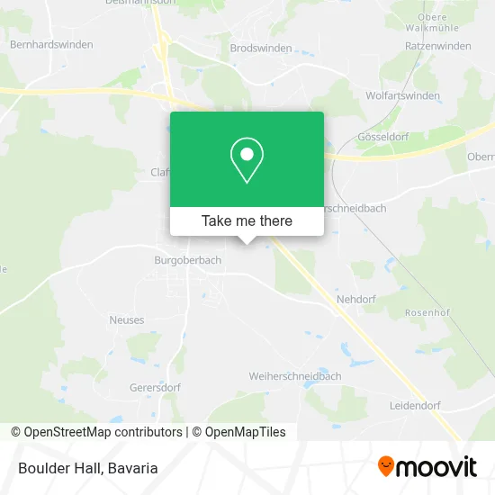 Boulder Hall map
