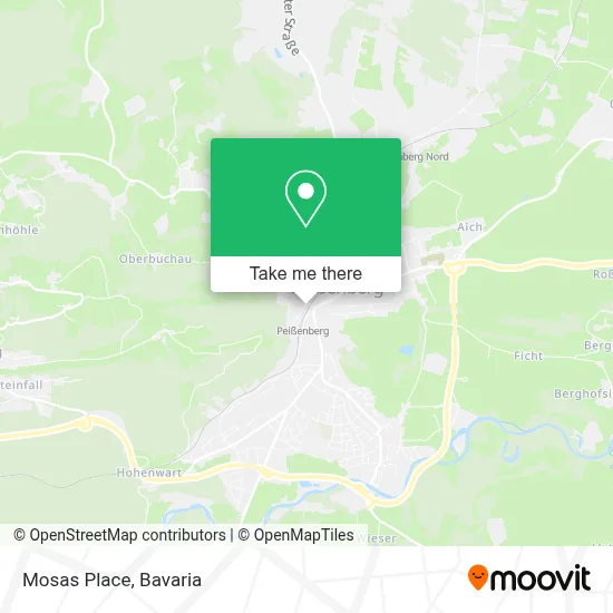 Mosas Place map