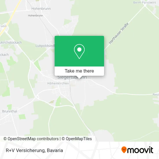 R+V Versicherung map