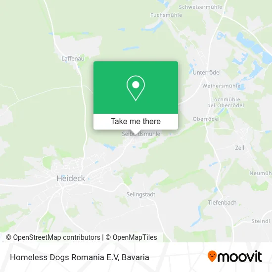 Homeless Dogs Romania E.V map