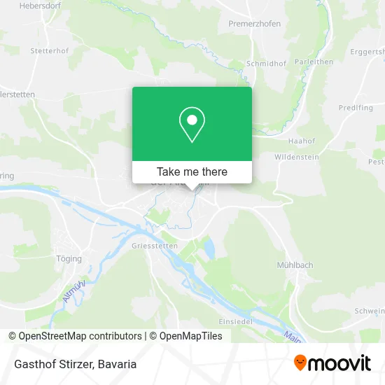 Gasthof Stirzer map