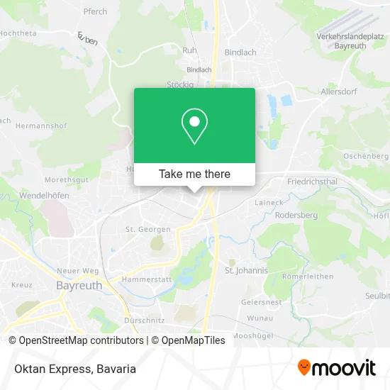 Oktan Express map