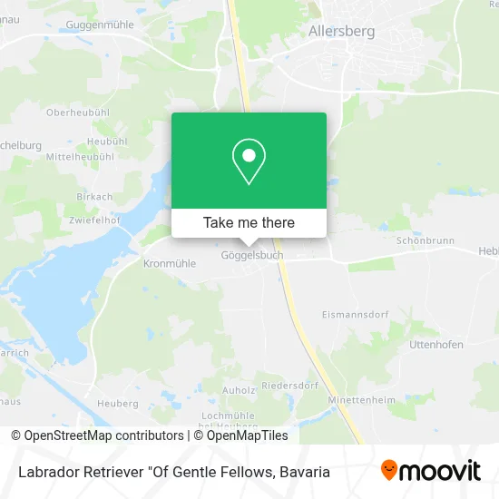 Labrador Retriever "Of Gentle Fellows map