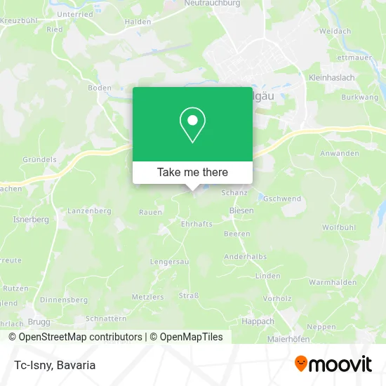 Tc-Isny map
