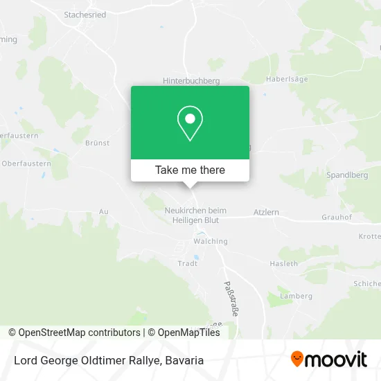 Lord George Oldtimer Rallye map