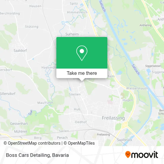 Boss Cars Detailing map