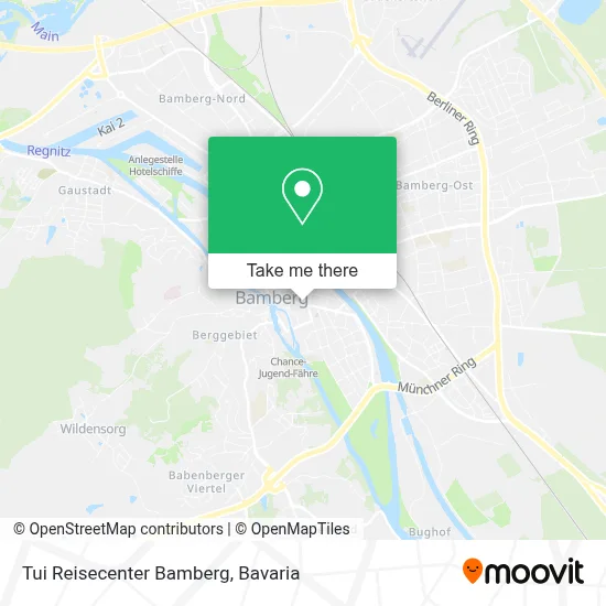 Tui Reisecenter Bamberg map