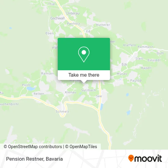 Pension Restner map