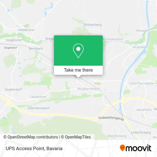 Ups Access Point map