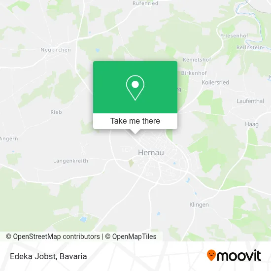 Edeka Jobst map