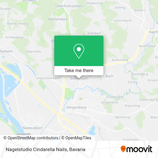 Nagelstudio Cindarella Nails map