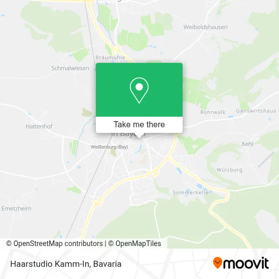 Haarstudio Kamm-In map