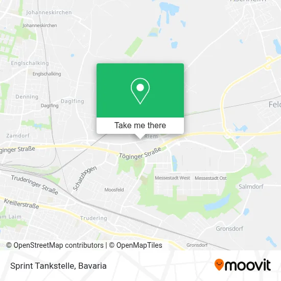 Sprint Tankstelle map