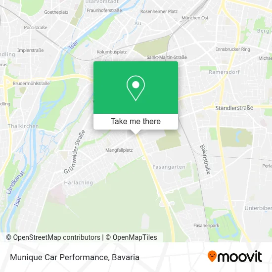 Munique Car Performance map