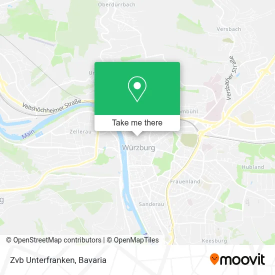 Zvb Unterfranken map