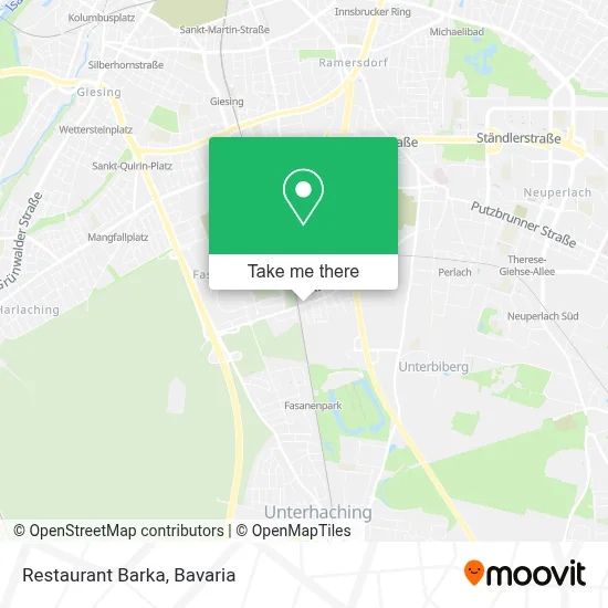 Restaurant Barka map