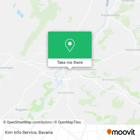 Kim Info-Service map
