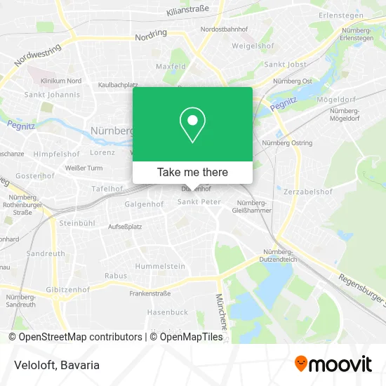Veloloft map