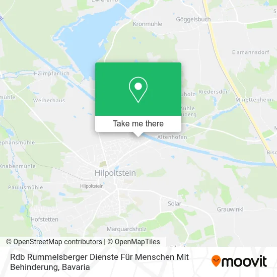 Rdb Rummelsberger Dienste Für Menschen Mit Behinderung map