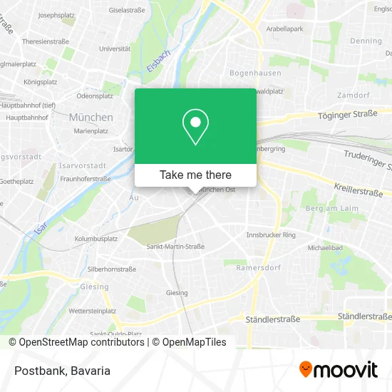 Postbank map
