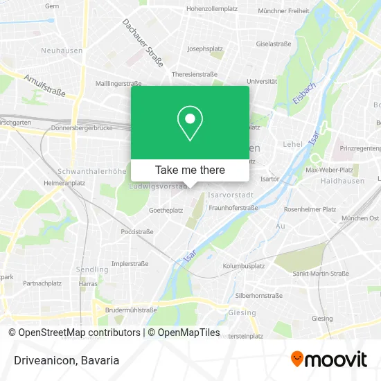 Driveanicon map