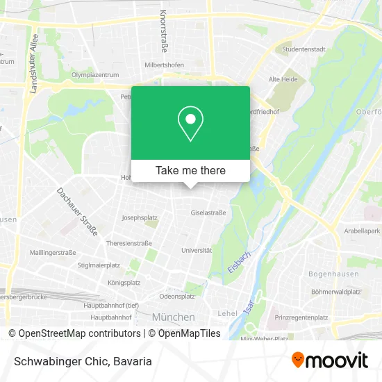 Schwabinger Chic map